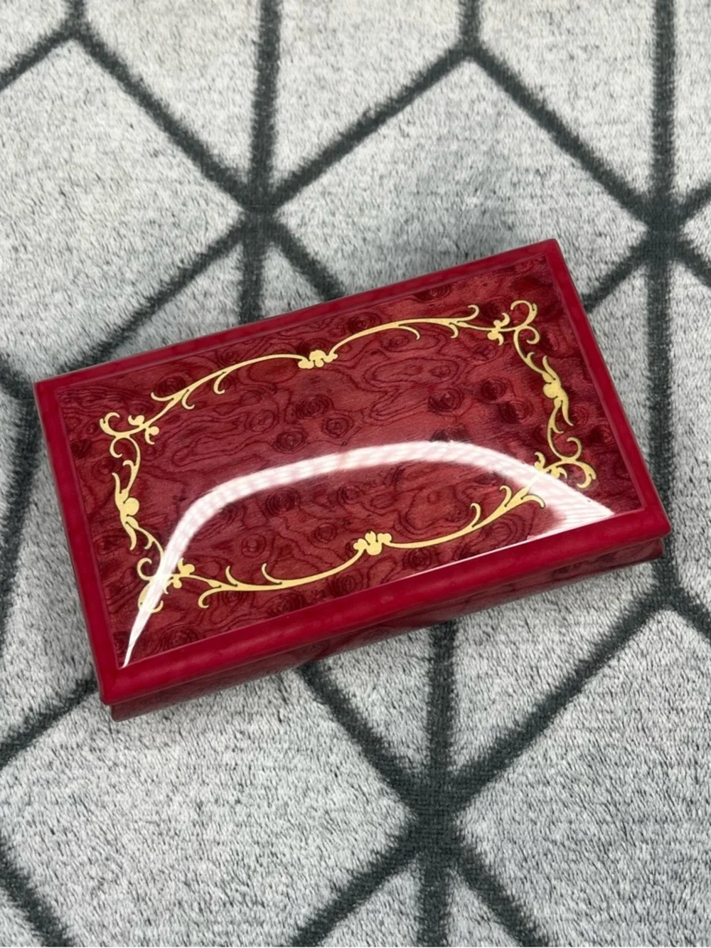 Italian Marquetry Music Jewelry Box Gangiula Sannursi Sorrento Isle of Capri